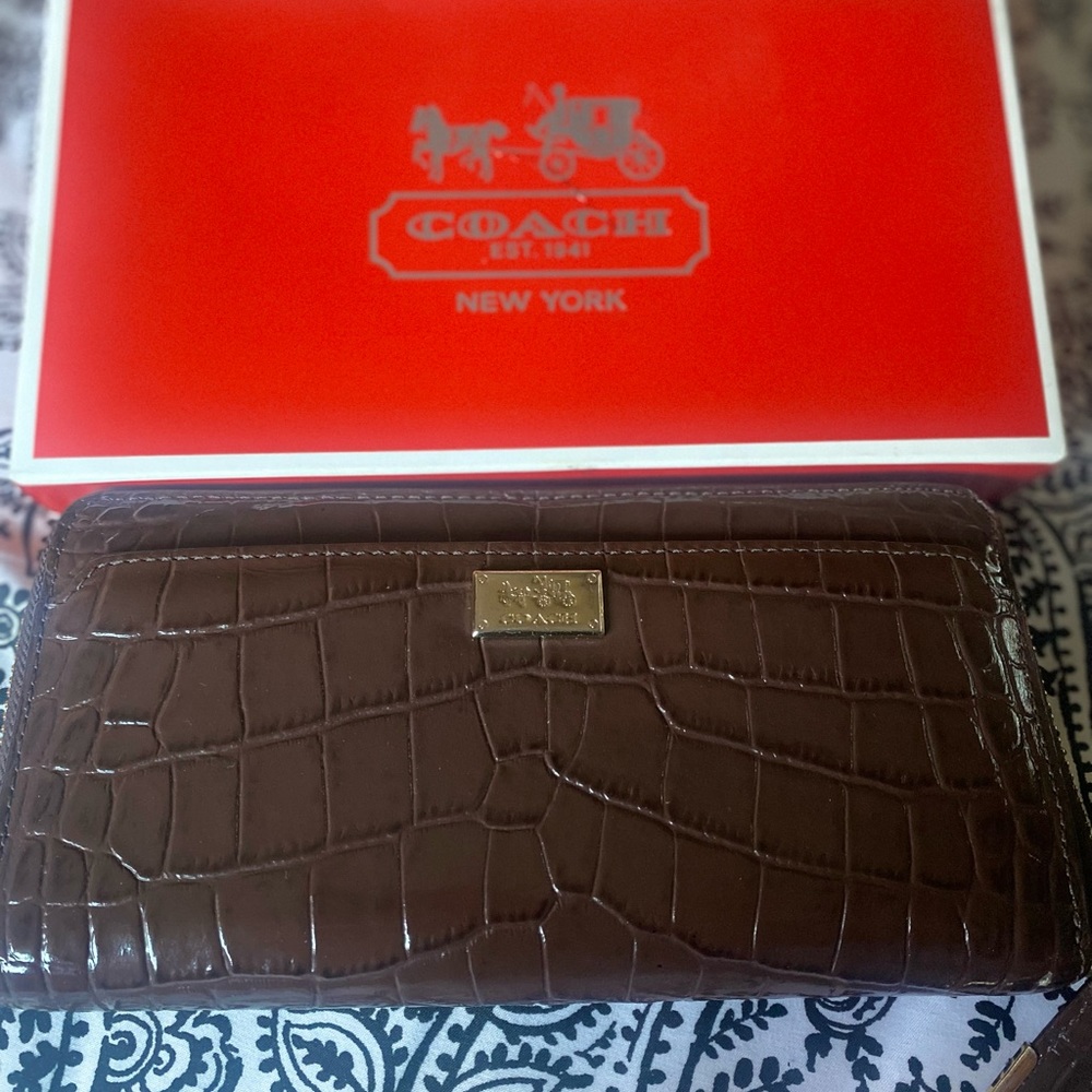 ❣️SOLD❣️🤎🤎🤎gently used coach wallet🤎🤎🤎